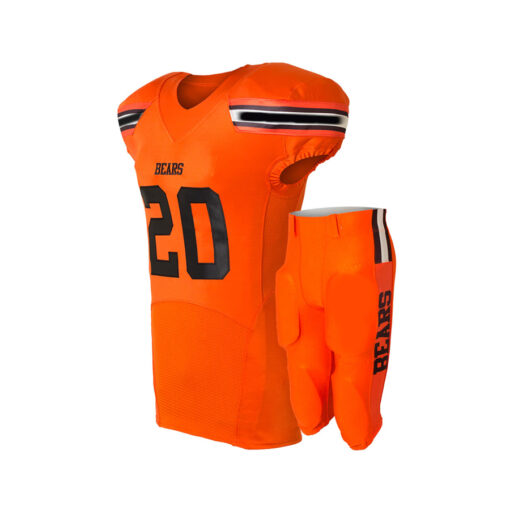 American Football Uniform NFL in Orange | Saitama Sportswear