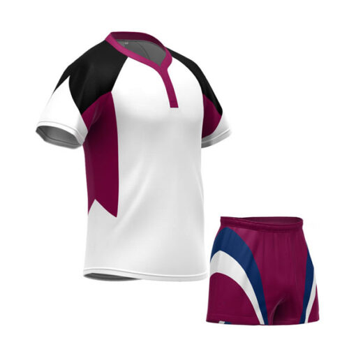 Rugby Uniform Red & White - Saitama Sportswear