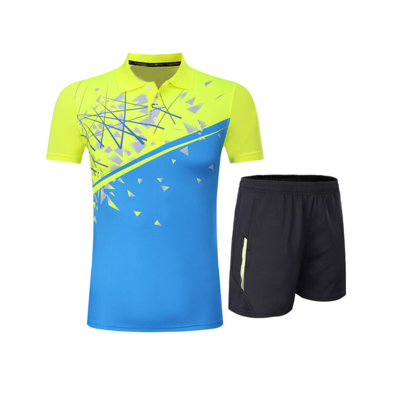 Tennis Uniform Blue and Green - Saitama Sportswear