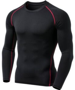 Custom Design Compression Shirt Full Sleeve Black