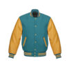 Green and Yellow Varsity Jacket, Green and Yellow Letterman Jacket